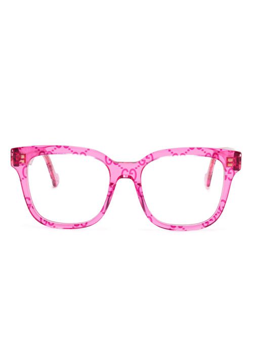 Gucci Eyewear GG-logo glasses - Pink