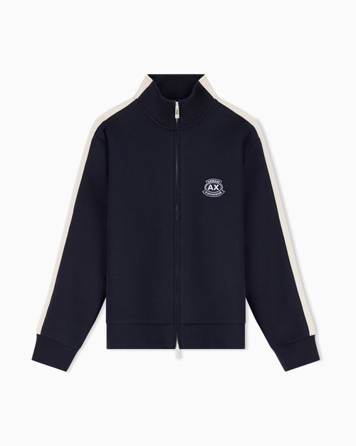 Stretch bonded cotton sweatshirt