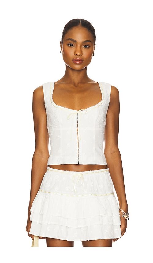 MAJORELLE Maura Top in White.  XL also in M