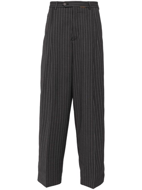 Striped trousers - Black