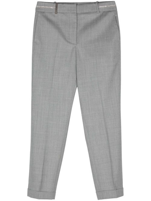 Punto Luce-chain trousers - Grey