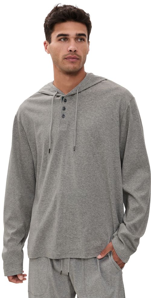 Mercerized Cotton Hoodie Andover Heather