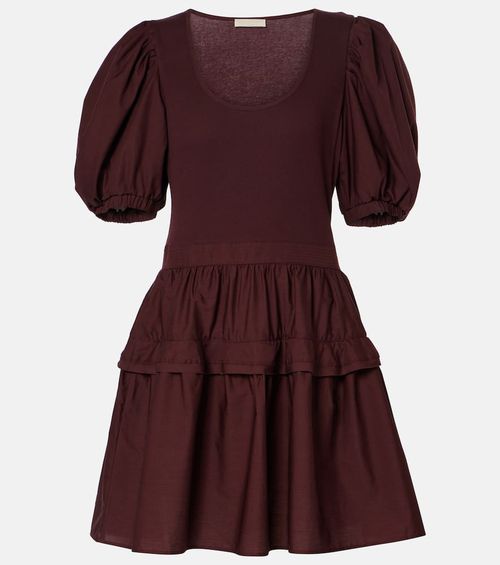 Tilda cotton-blend minidress