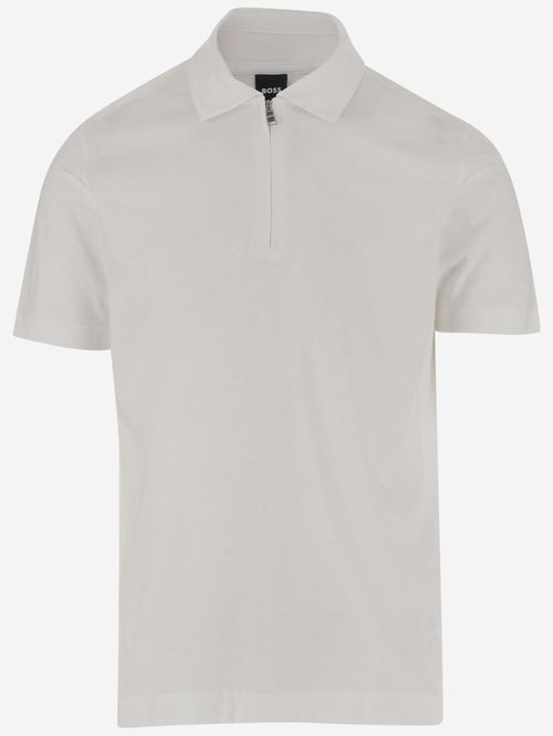 Beige Solid Shirt Collar Polo