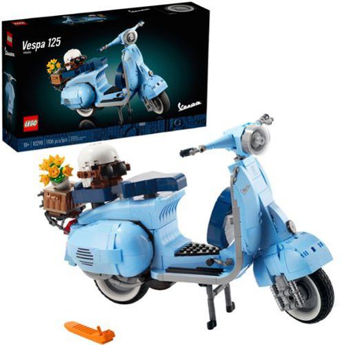Vespa 125 10298 Building Kit (1,106 Pieces)