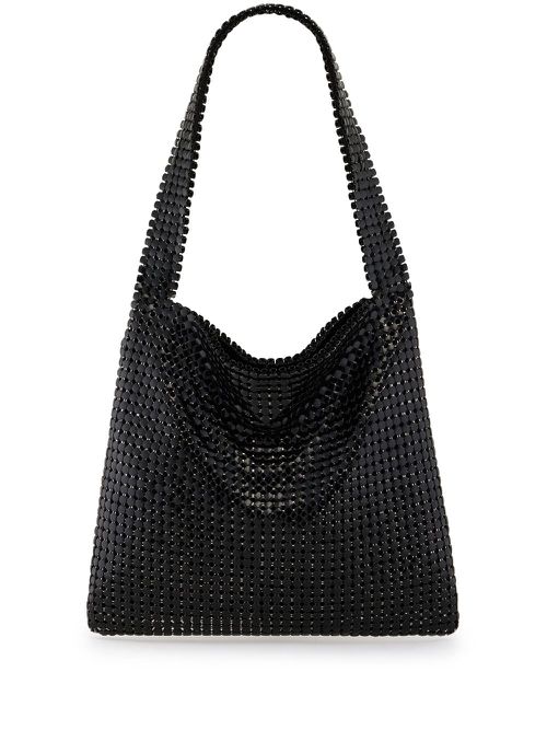 Pixel mesh shoulder bag - Black