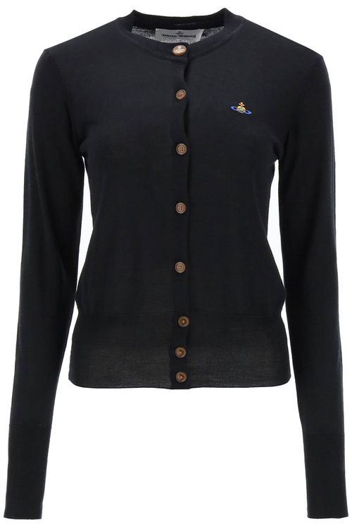 -Cardigan Bea Con Logo Ricamato-Donna