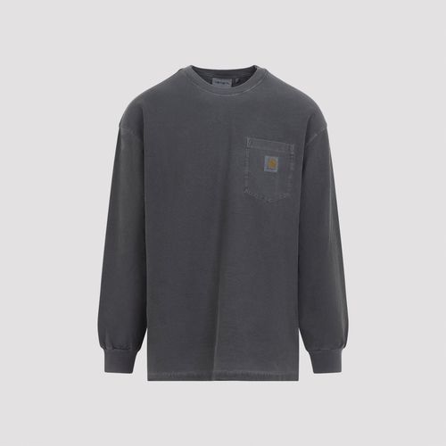 Loose Pocket T-Shirt with Long Sleeves for Men
