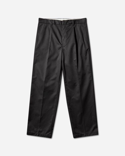 Men s Dickies Pleated Trousers Black