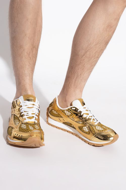 Bottega Veneta Orbit Sneakers, Men's, Gold