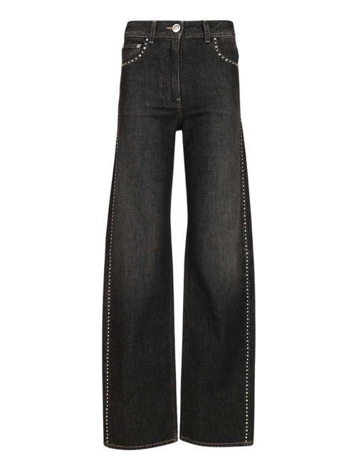 Studded Denim Trousers