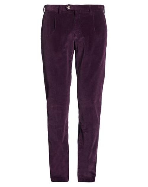 Man Pants Dark purple Size 34 Synthetic fibers
