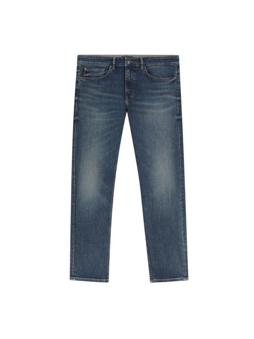 Blue Mid Rise Jeans