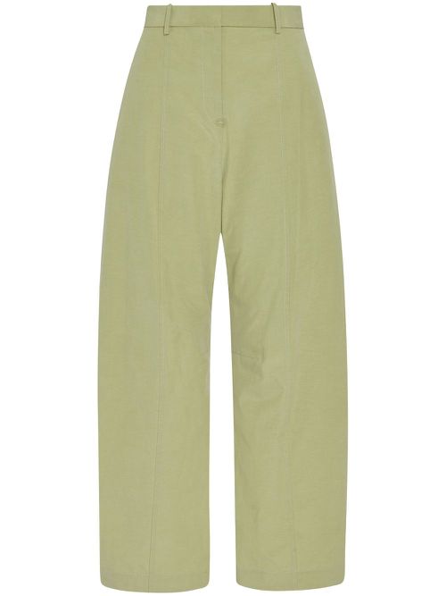 Straight-leg trousers - Green