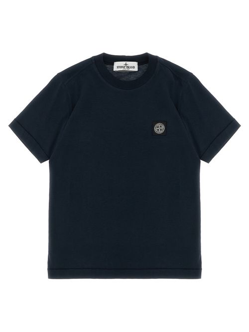 Boy Navy Blue Logo T-Shirt
