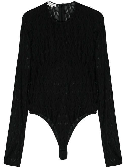 Sheer bodysuit - Black