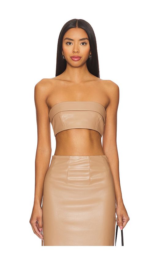 Camila Coelho BUSTIER BRUNA in Neutral. Größe XL. Also in L