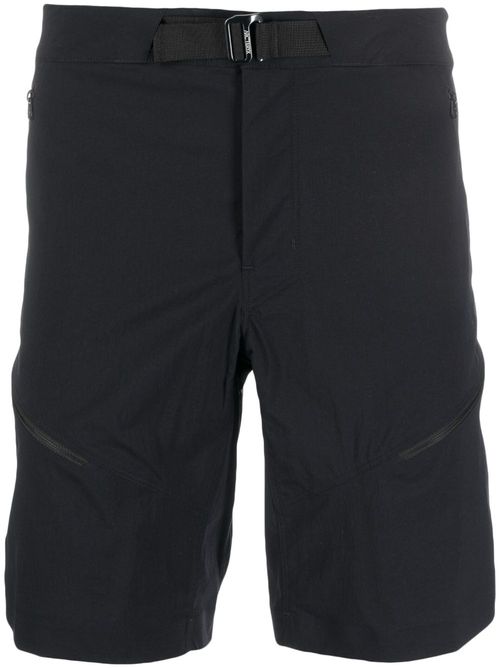 Gamma straight-leg shorts - Black