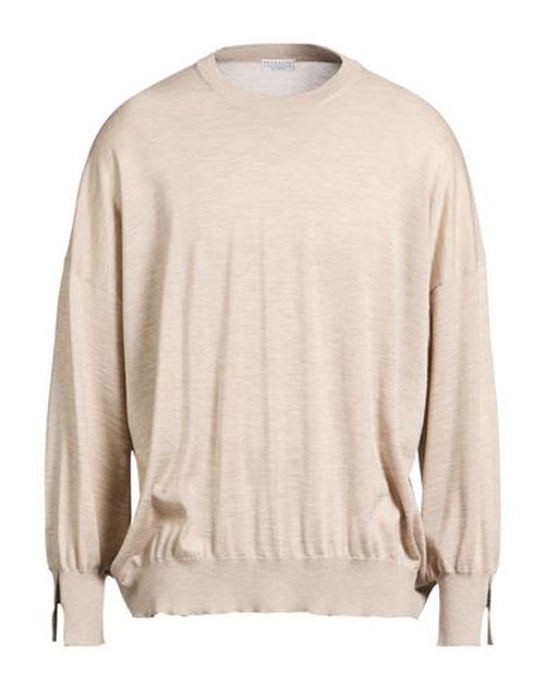 Man Sweater Beige Size M Cashmere, Silk