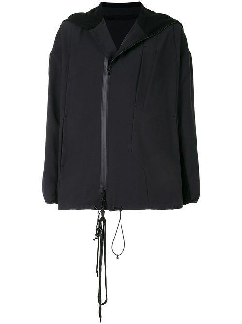 Mask high-neck track jacket - Black