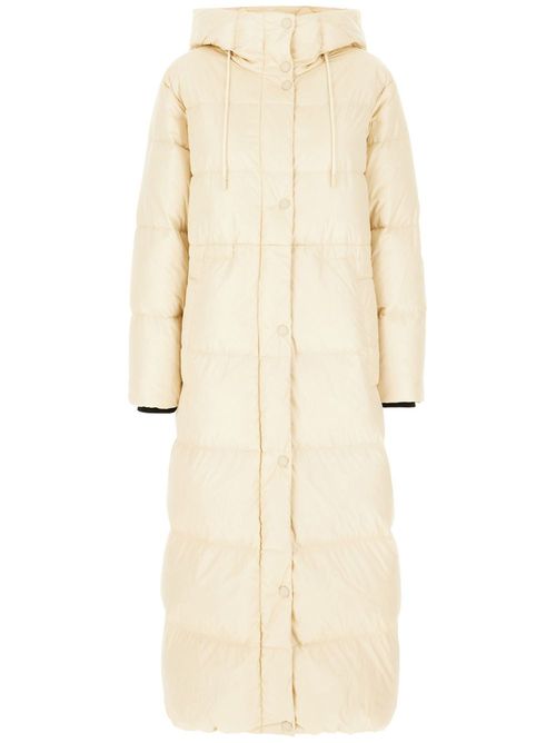 Quilted puffer coat - Neutrals