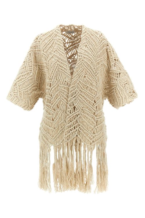 'Opera Dazzling Macramé' Cardigan