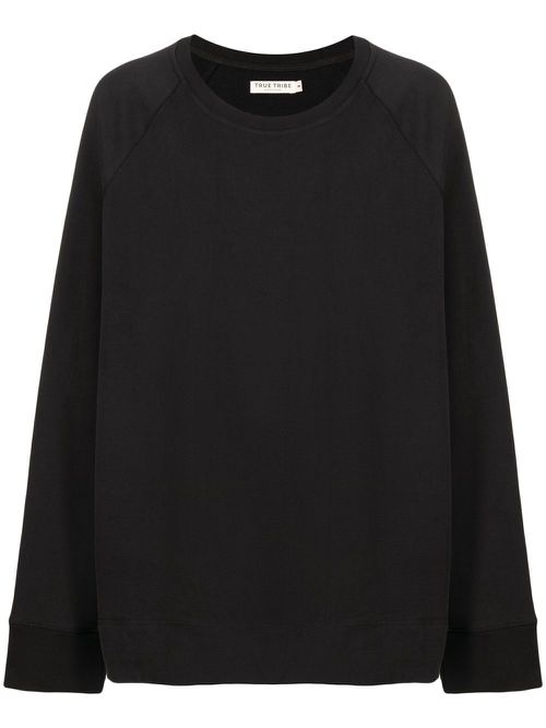 Round-neck sweatshirt - Black