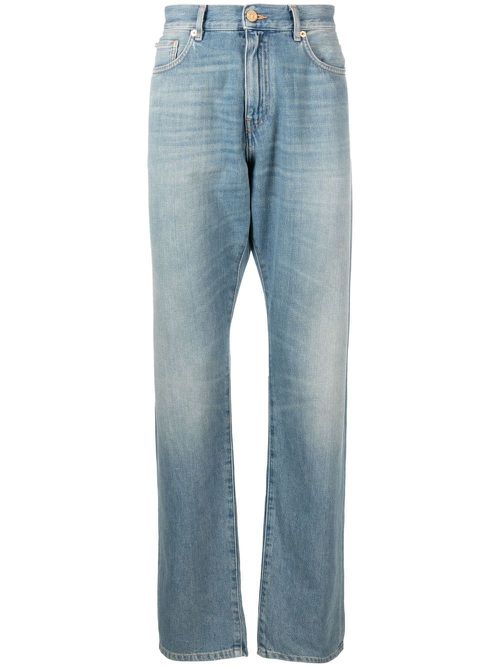 Straight-leg cut denim jeans - Blue