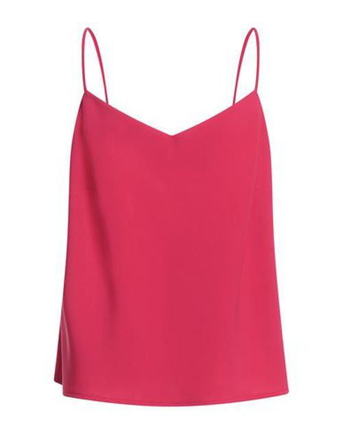 Woman Top Fuchsia Size 16 Polyester, Elastane