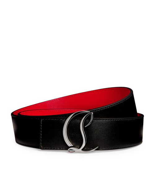 Cl Logo Leather Belt