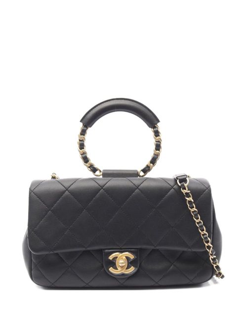 2019 Matelassé small shoulder bag - Black