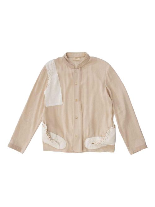 COMMUNS cotton shirt - Neutrals