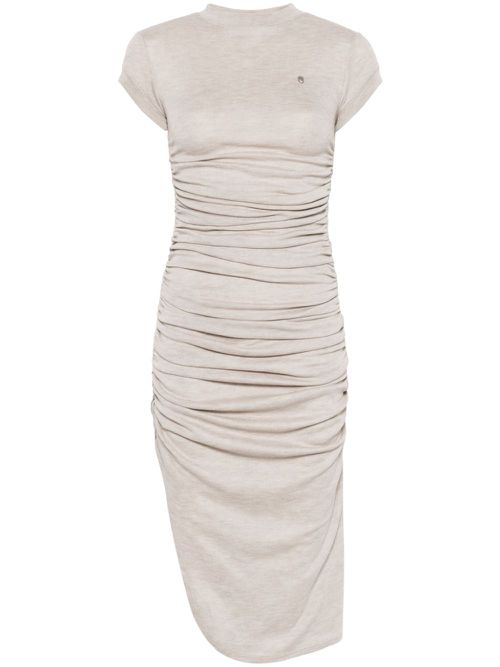 Ruched mini dress - Neutrals