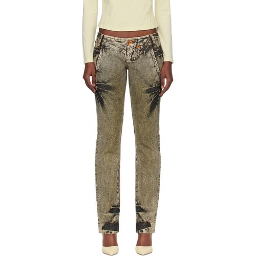 Green KNWLS Edition Tie-Dye Jeans