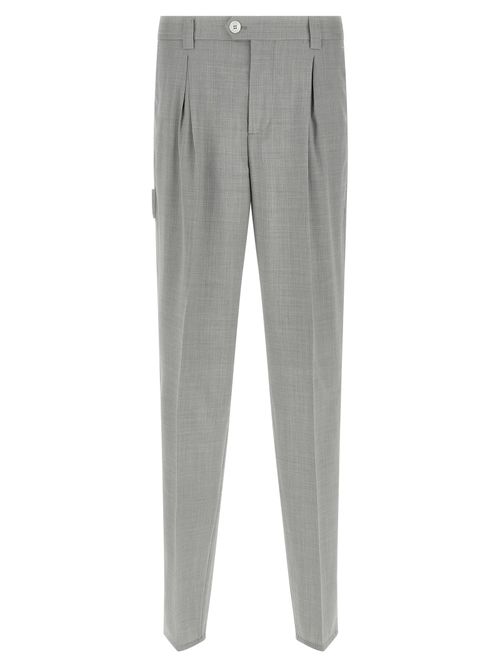 Virgin Wool Trousers — Gray