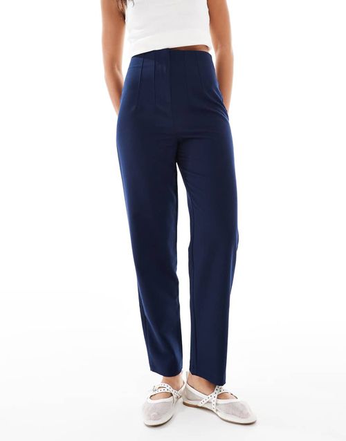Essentials cigarette trouser in navy