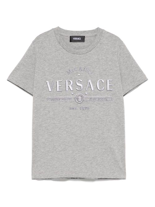 Versace Logo T-shirt - Grey