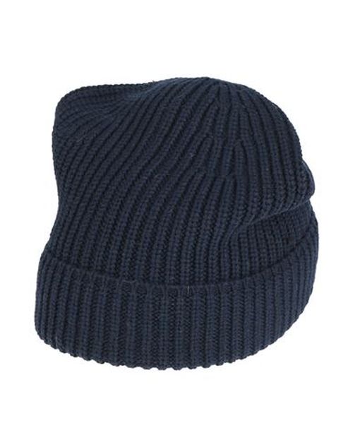 Re_branded Woman Hat Navy Size ONESIZE Cashmere, Polyamide