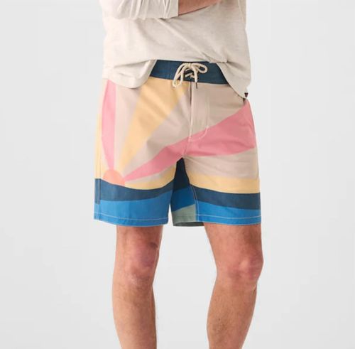 Soleil Boardshort 7" In Fall Sunset