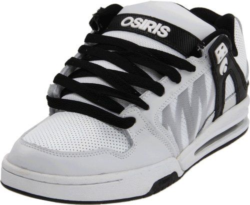 Osiris Men's Pixel White/Black/Red