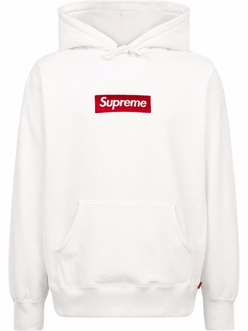 Box logo hoodie - White