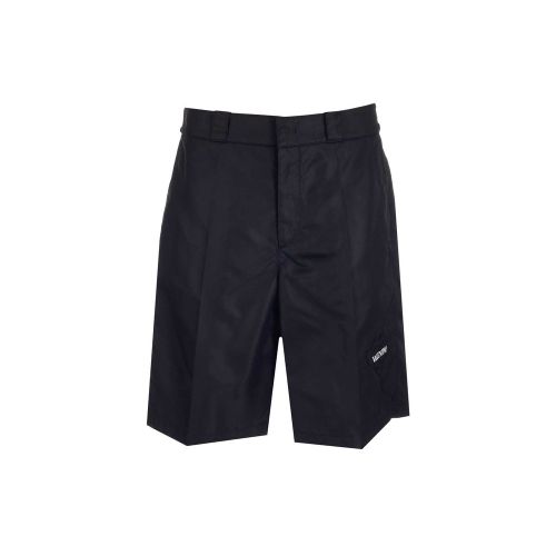 Nylon Bermuda Shorts — Black