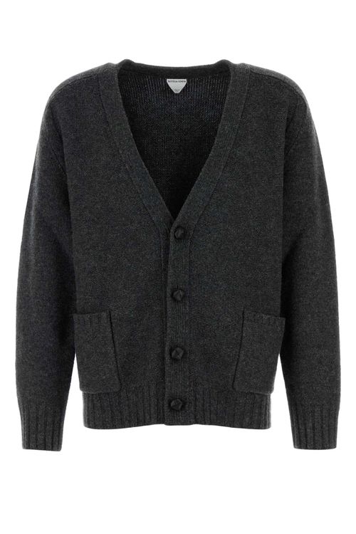 Charcoal Wool Cardigan