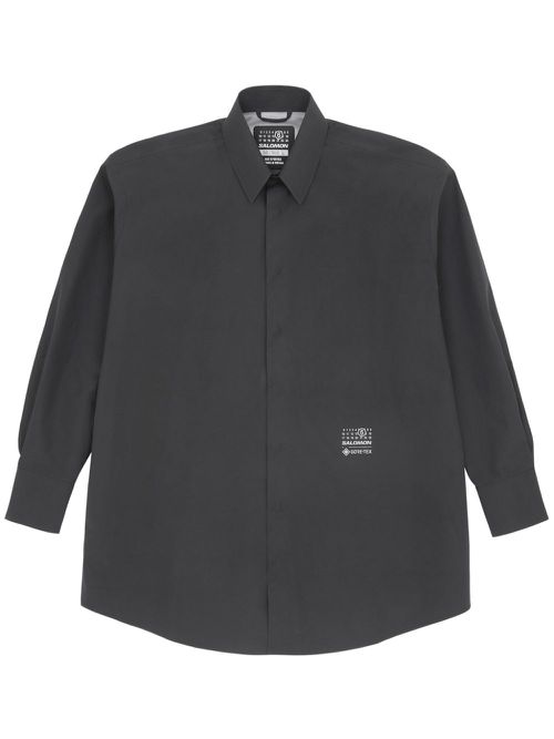 MM6 x Salomon numeric-print shirt - Black