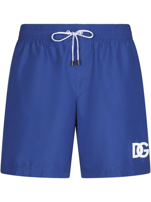 Colour-block swimming shorts - Blue