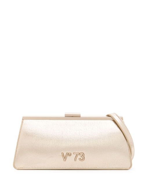 Crow Sports laminated clutch bag - Gold