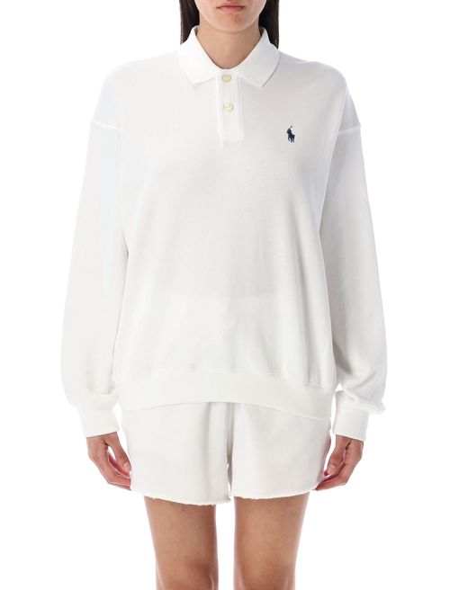 Long-sleeve Polo Sweatshirt