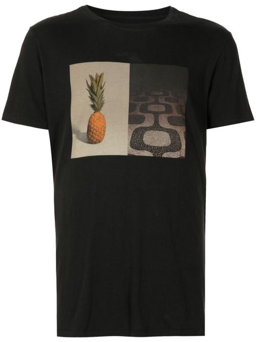 Abacaxi Calçadão cotton T-shirt - Black