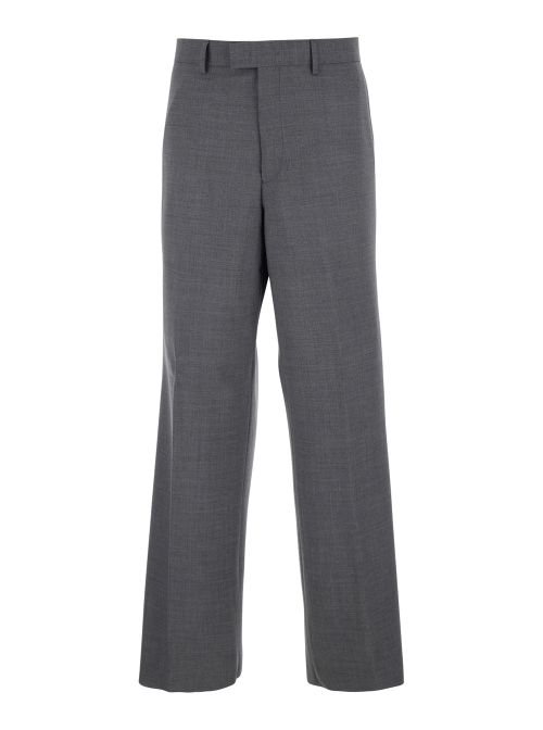 Virgin Wool Trousers — Gray