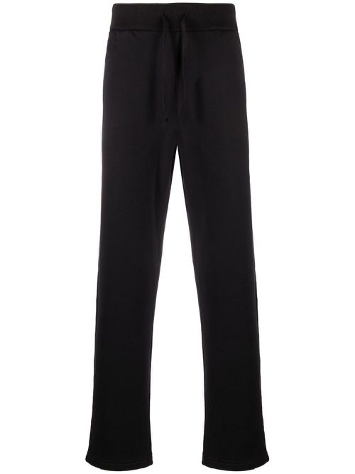 Logo-print track pants - Black